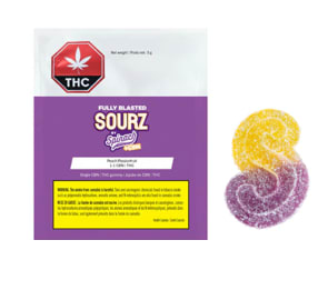 Fully Blasted Peach Passionfruit 1:1 CBN:THC Chews - Fully Blasted Peach Passionfruit 1:1 CBN:THC Chews